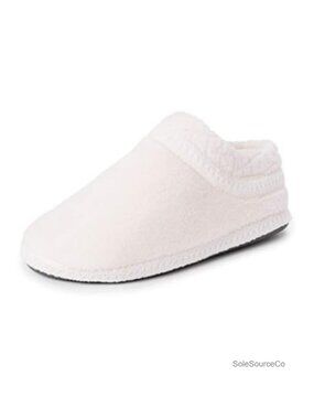 MUK LUKS Women's Rita Micro Chenille Full Foot Slippers Memory Foam